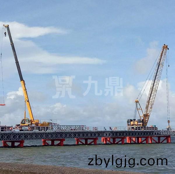 中交三航青島跨海大橋防腐鋼便橋